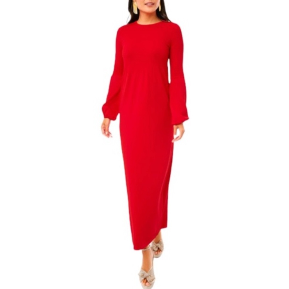 Tuckernuck Red Lennox Dress L NWOT